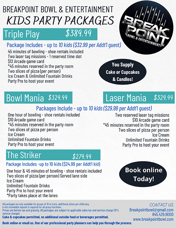 Party packages
